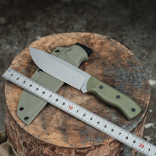 K110 Steel Bushcraft Knife With Sheath