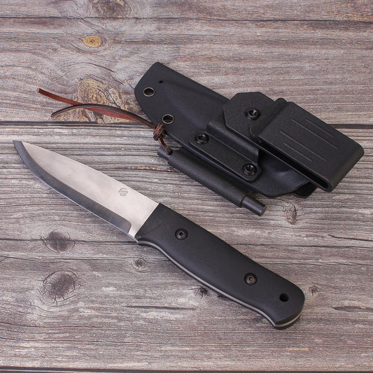 G10 Handle Scandi Grind CPM-3V Steel Straight Blade Bushcraft Outdoor Knife With Sheath FC133