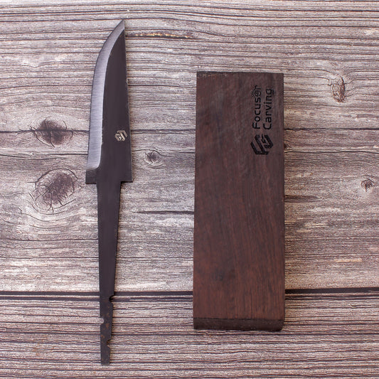 FC117 Blade 52100 With Wood Handle Blank For DIY