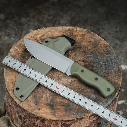 K110 Steel Bushcraft Knife With Sheath