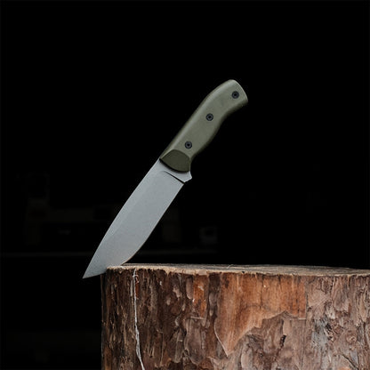K110 Steel Bushcraft Knife With Sheath