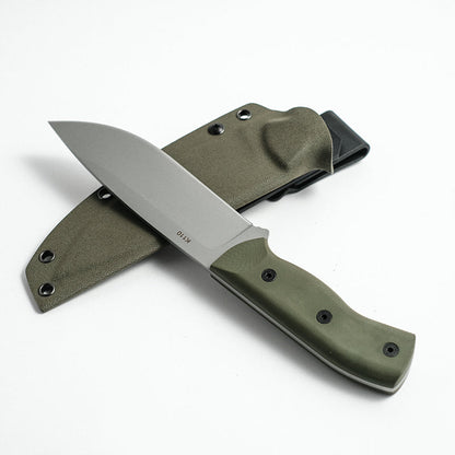 K110 Steel Bushcraft Knife With Sheath