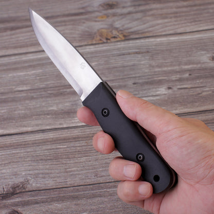 G10 Handle Scandi Grind CPM-3V Steel Straight Blade Bushcraft Outdoor Knife With Sheath FC133