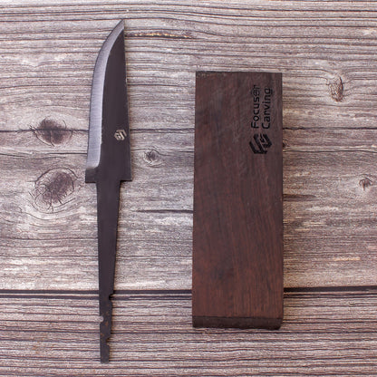 FC117 Blade 52100 With Wood Handle Blank For DIY