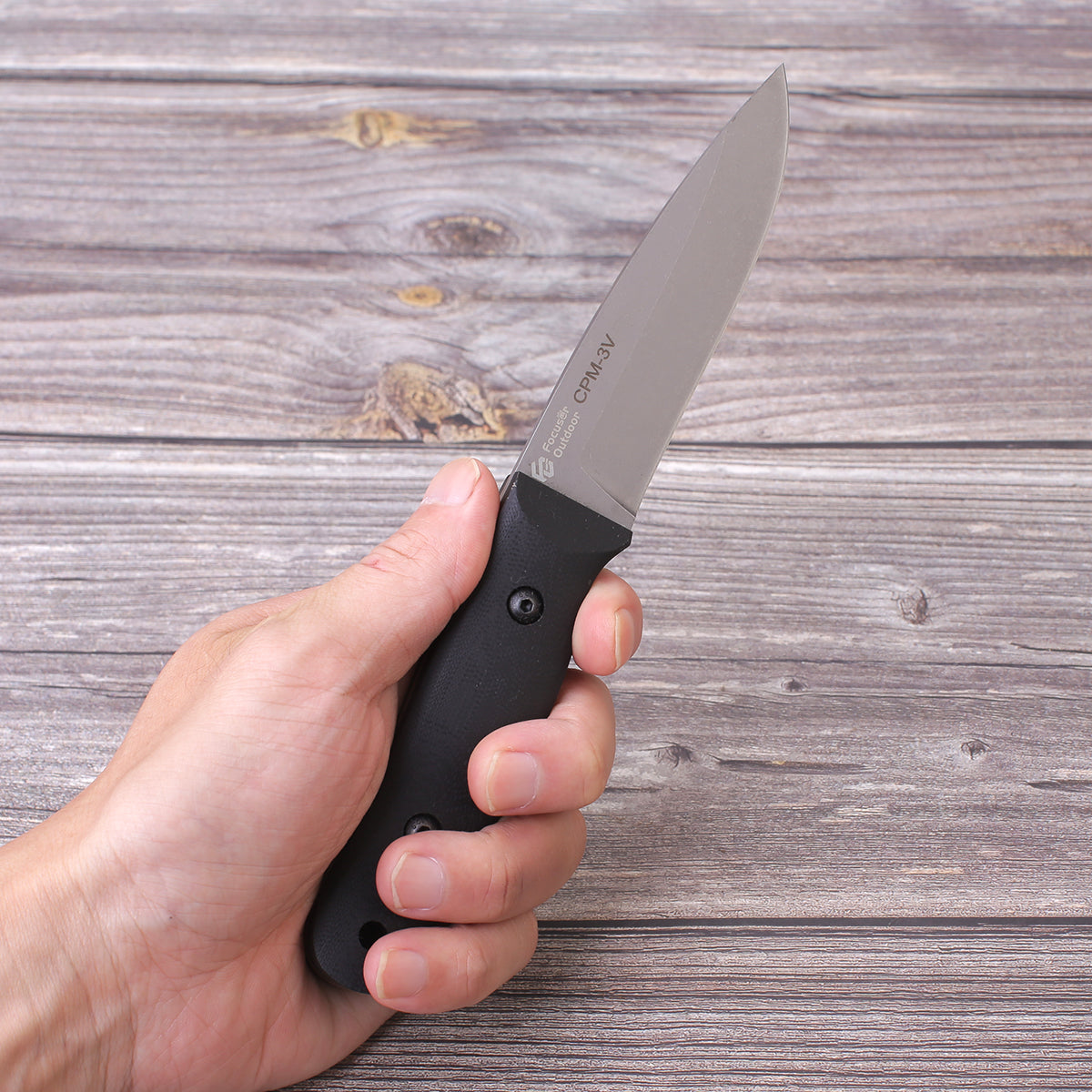 G10 Handle CPM-3V Steel Blade Knife With Sheath FC134 – Focuser